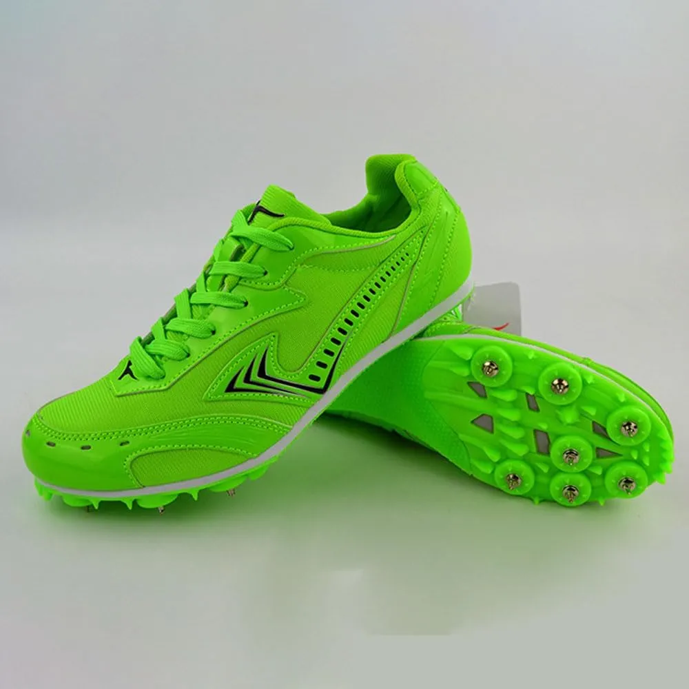 Adult Sprint Spikes Shoes Athletic Spikes Shoes 7 Nails Breathable Anti-Slip Running Trainers Mesh Lightweight Unisex for Men Women, Track & Field, competitions, Long Jump, high Jump, 35-45 EU