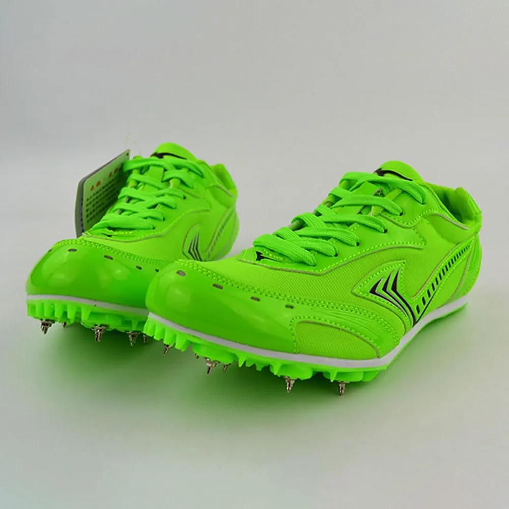 Adult Sprint Spikes Shoes Athletic Spikes Shoes 7 Nails Breathable Anti-Slip Running Trainers Mesh Lightweight Unisex for Men Women, Track & Field, competitions, Long Jump, high Jump, 35-45 EU