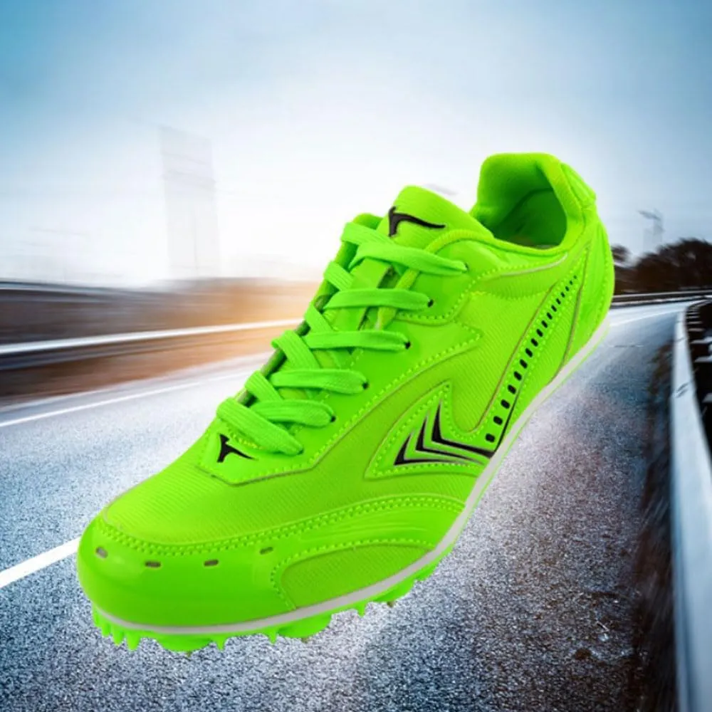 Adult Sprint Spikes Shoes Athletic Spikes Shoes 7 Nails Breathable Anti-Slip Running Trainers Mesh Lightweight Unisex for Men Women, Track & Field, competitions, Long Jump, high Jump, 35-45 EU
