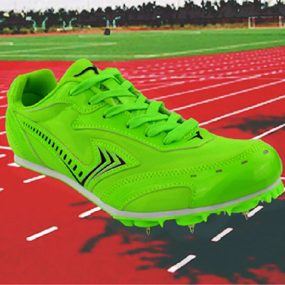 Adult Sprint Spikes Shoes Athletic Spikes Shoes 7 Nails Breathable Anti-Slip Running Trainers Mesh Lightweight Unisex for Men Women, Track & Field, competitions, Long Jump, high Jump, 35-45 EU