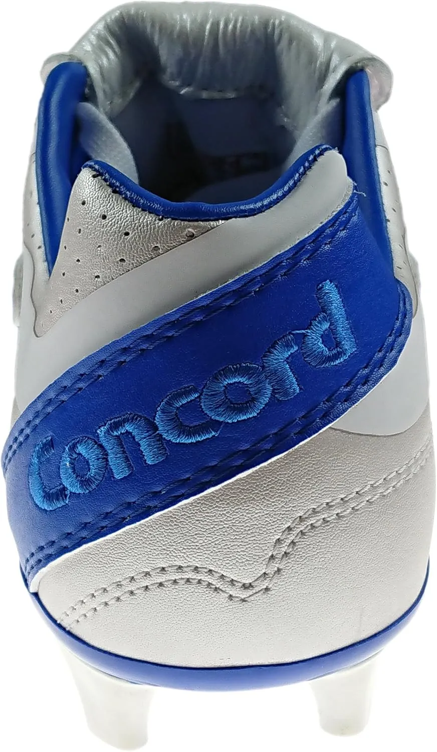 Authentic Concord Soccer Cleats Style S160XA Silver/Blue Firm Ground