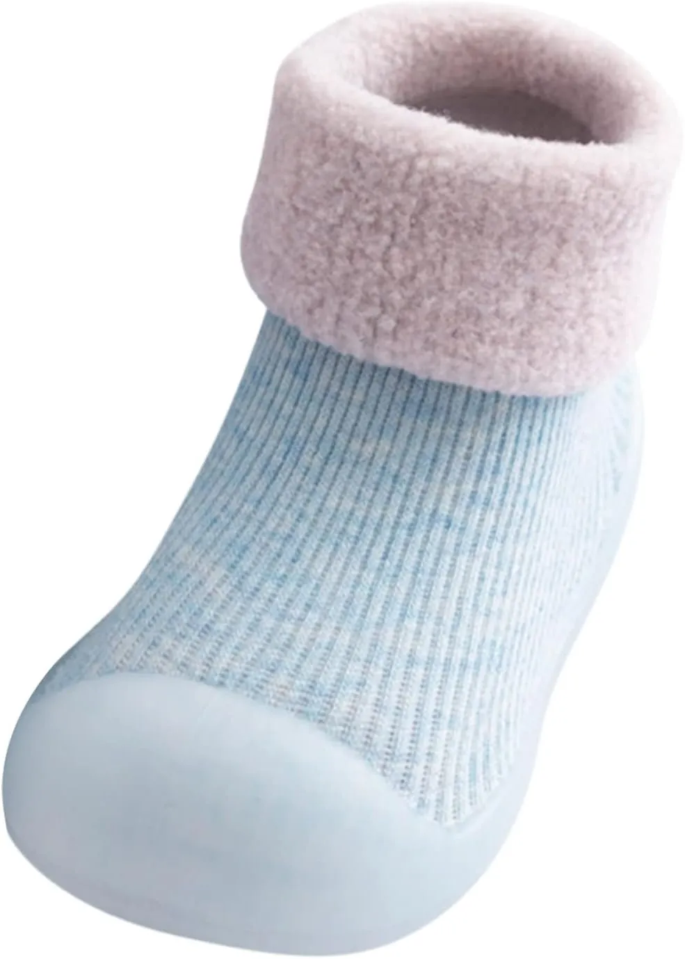 Baby Sock Shoes,Baby Boys Girls Slipper Soft Rubber Socks Shoes Sole Solid Toddler Kids Knit Stocking Warm Baby Shoes