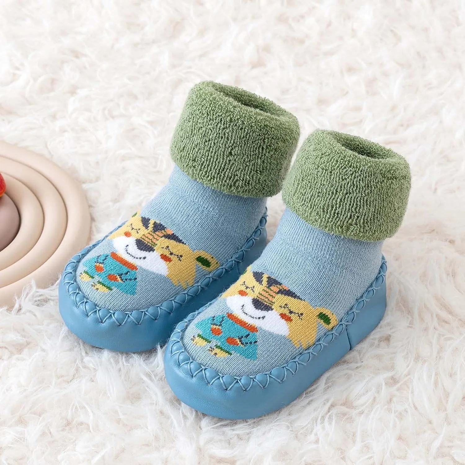 Baby Walking Shoes,Baby Walking Shoes Sock Shoes Non-Slip Prewalker Shoes Breathable Home Kawaii Shoes 0-3 Years