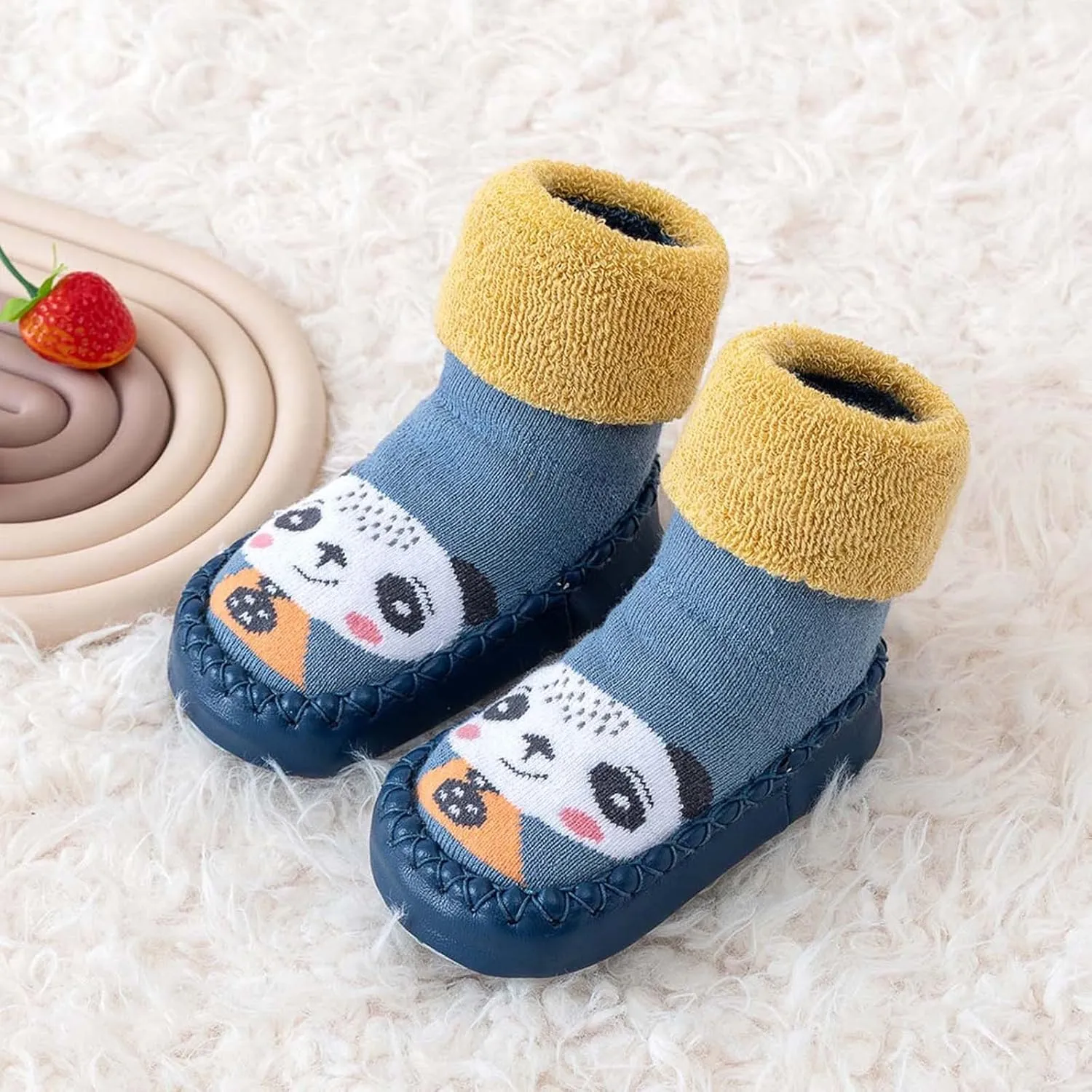 Baby Walking Shoes,Baby Walking Shoes Sock Shoes Non-Slip Prewalker Shoes Breathable Home Kawaii Shoes 0-3 Years