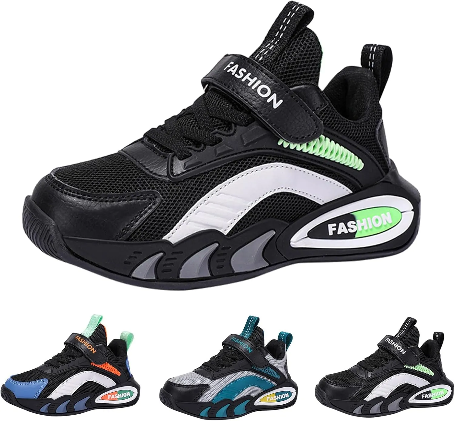 Boys Girls Lightweight Breathable Running Shoes Outdoor Hiking Tennis Athletic Basketball Shoes for Kid Girls and