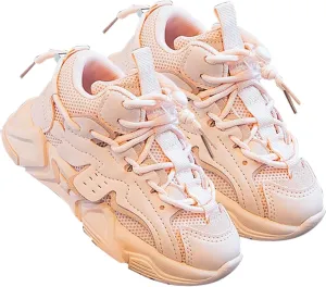 Boys Girls Sneakers Mesh Sports Shoes Breathable Lightweight Running Shoes for Kids Athletic Casual Shoes Fashion