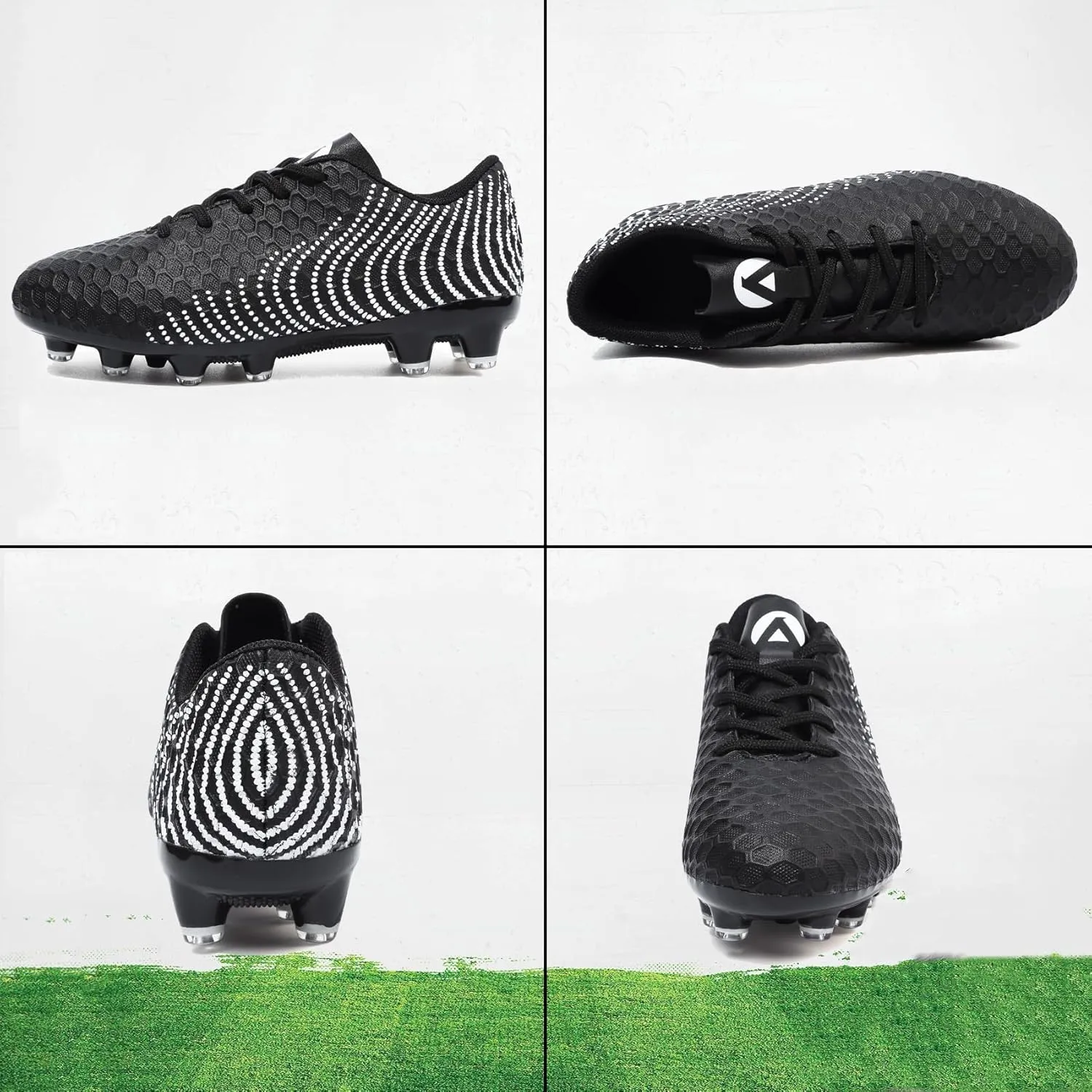 Boys Girls Soccer Cleats Kids Youth Firm Groud Soccer Shoes Athletic Outdoor Trainning Football Shoes Cleats