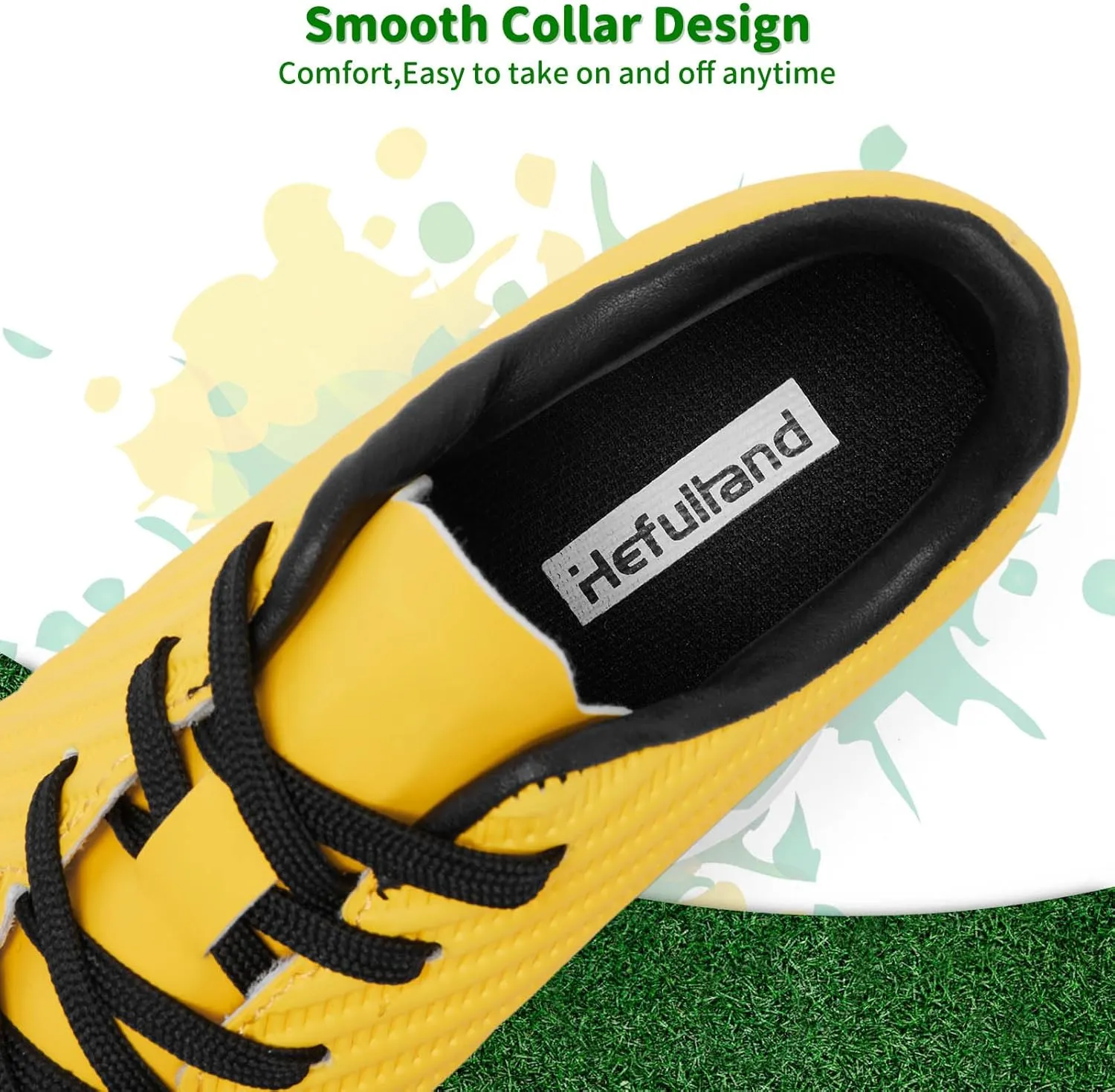Boys Girls Soccer Cleats Youth Firm Groud Soccer Shoes Athletic Outdoor Training Football Cleats for Little/Big Kids