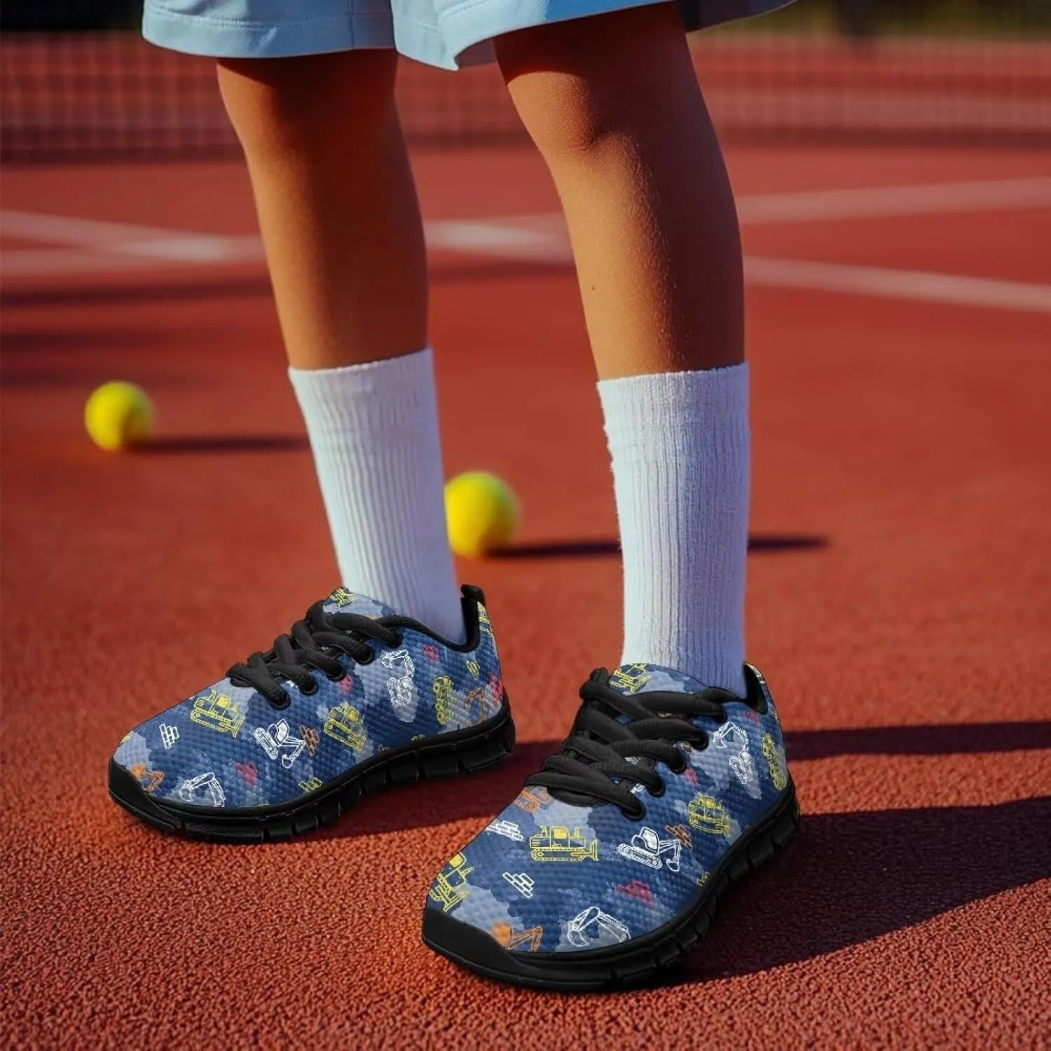 Boys Tennis Shoes Breathable Mesh Little Kid Running Sports Shoes