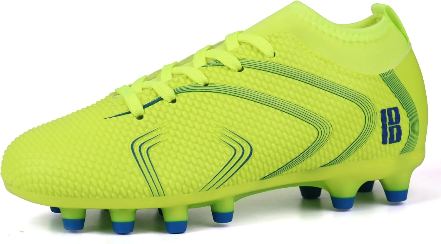 brooman Kids Firm Ground Soccer Cleats Boys Girls Outdoor Football Shoes