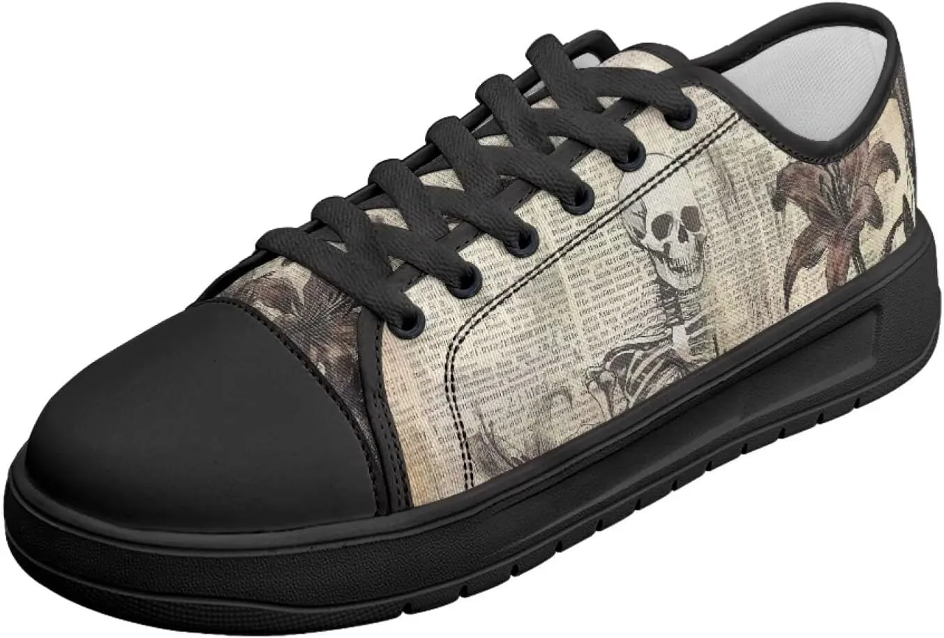 Canvas Shoes for Women Classic Slip On Tennis Shoes Lace Up Low Top Design Sneakers