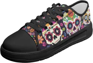 Canvas Shoes for Women Classic Slip On Tennis Shoes Lace Up Low Top Design Sneakers