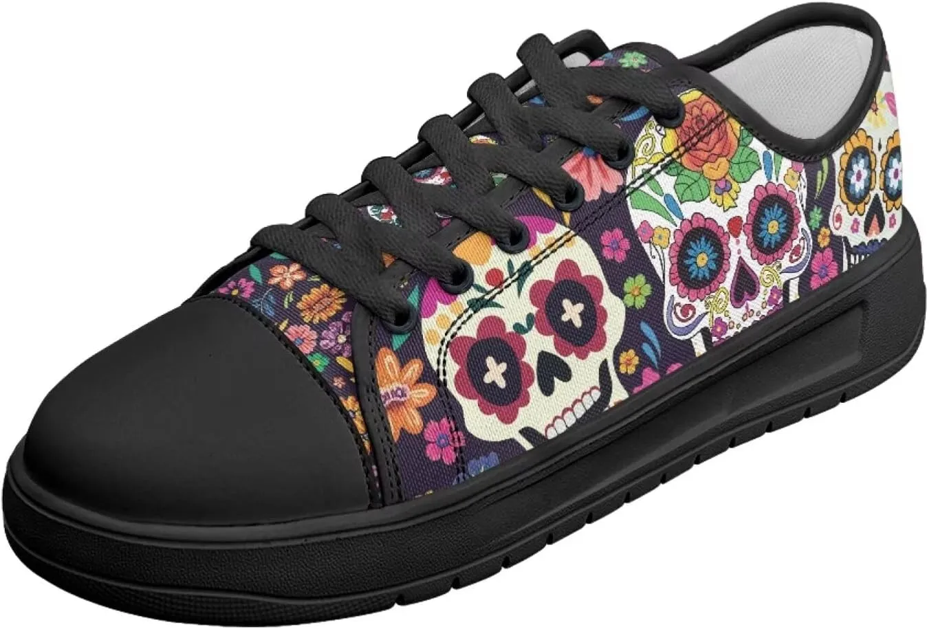 Canvas Shoes for Women Classic Slip On Tennis Shoes Lace Up Low Top Design Sneakers