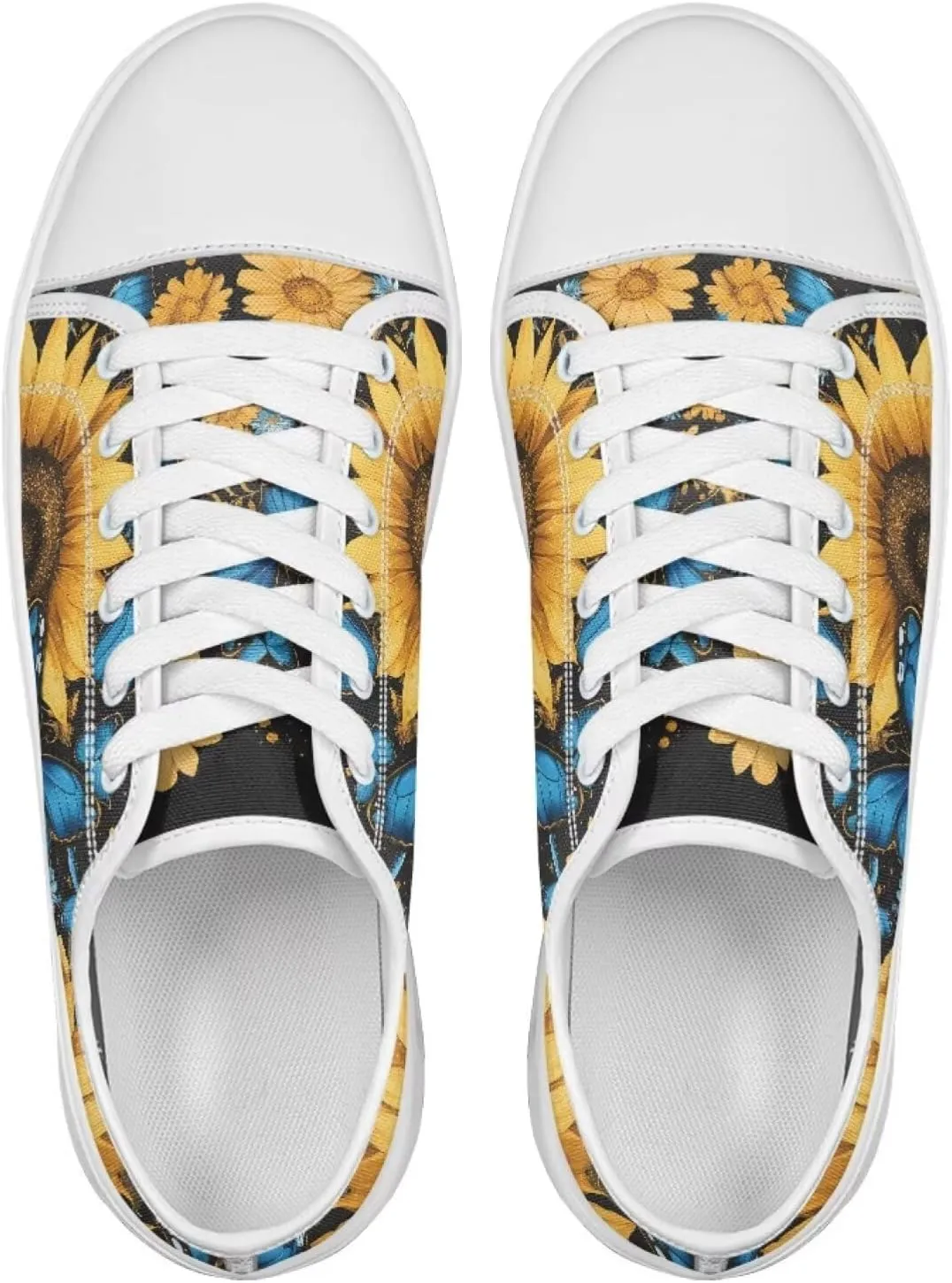 Classic Canvas Shoes Womens Platform Sneakers Low Top Lace Up Casual Tennis Athletic Shoe