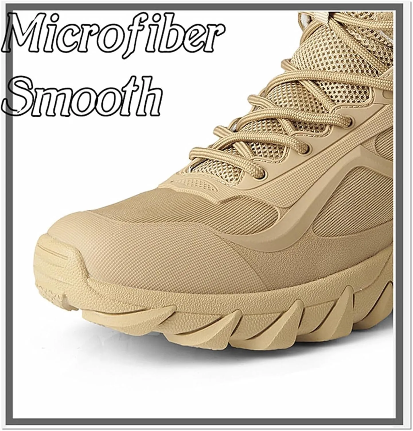 Combat Boots Men, Men's Side Zipper Lace Up Waterproof High Top Outdoor Tactical Boots, Outdoor Army Hunting Jungle Hiking Boots, for Tactical, Military, Hunting, Motorcycle
