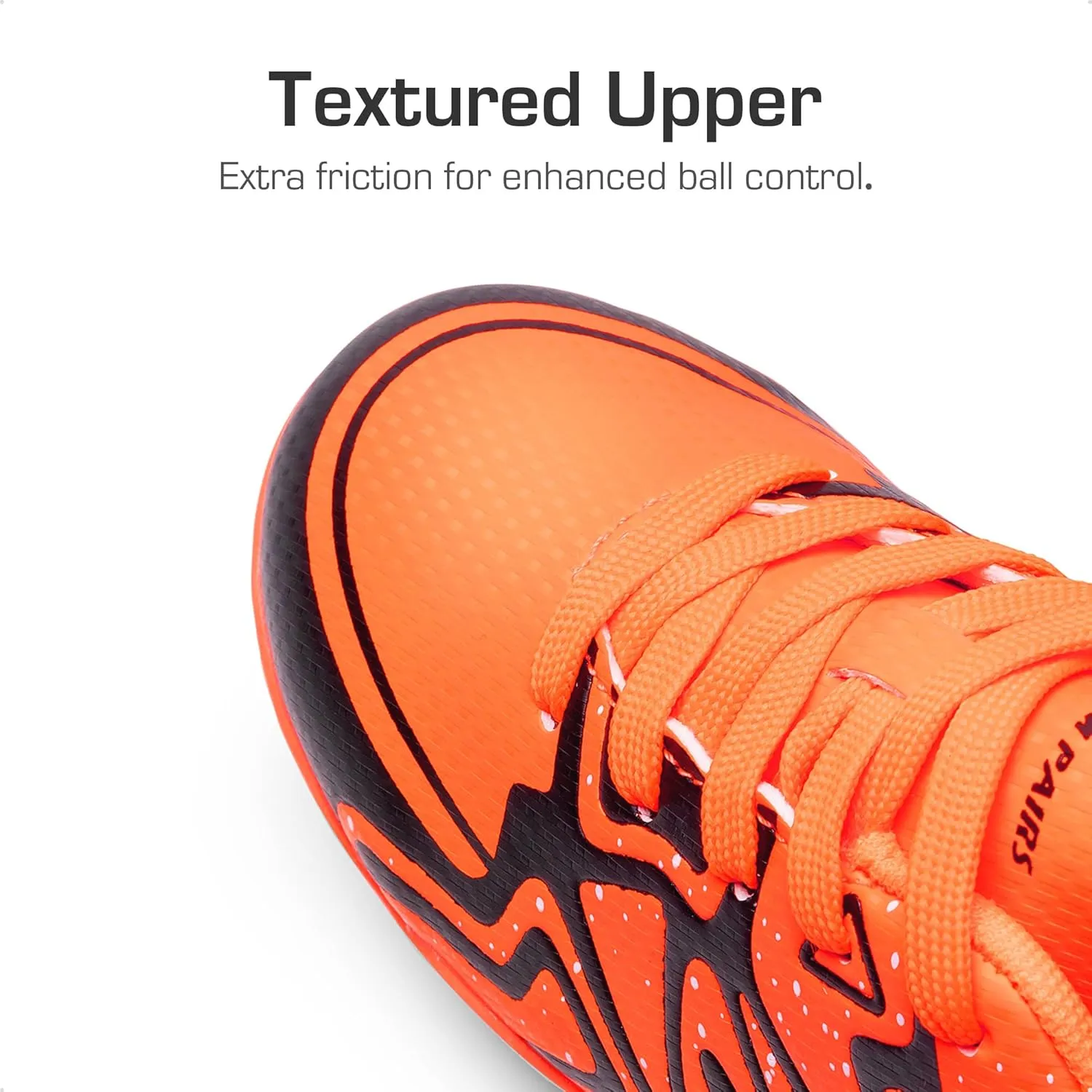 DREAM PAIRS Boys Girls Indoor Turf Soccer Cleats Lace Up Athletic Youth Futsal Football Shoes for Little/Big Kid