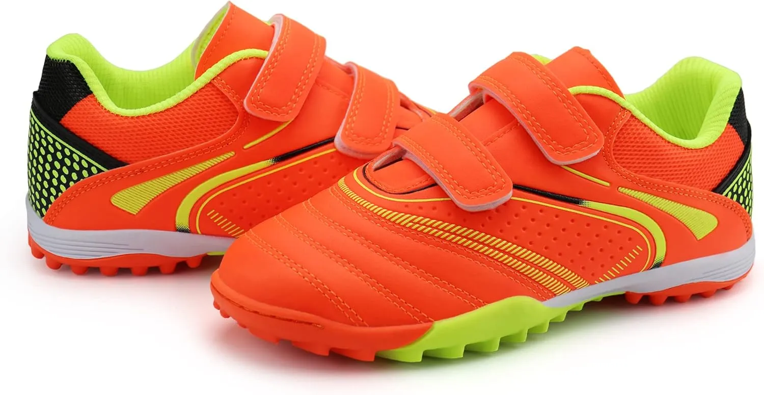 firelli Kids Athletic Turf Soccer Cleats Boys Girls Comfortable Soccer Shoes