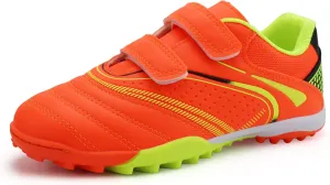 firelli Kids Athletic Turf Soccer Cleats Boys Girls Comfortable Soccer Shoes