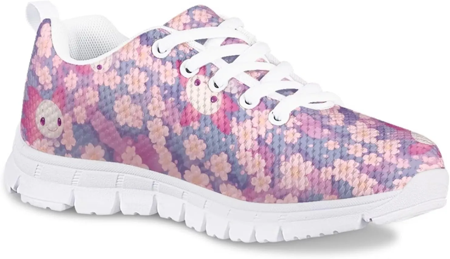 Girls Casual Sneakers Breathable Active Kids Tennis Shoes for Outdoor