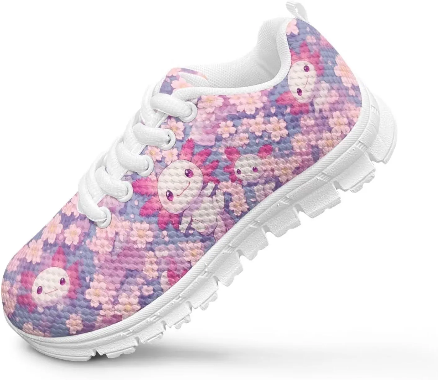 Girls Casual Sneakers Breathable Active Kids Tennis Shoes for Outdoor