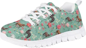 Girls Running Sports Shoes Breathable School Athletic Shoes for Little Girl