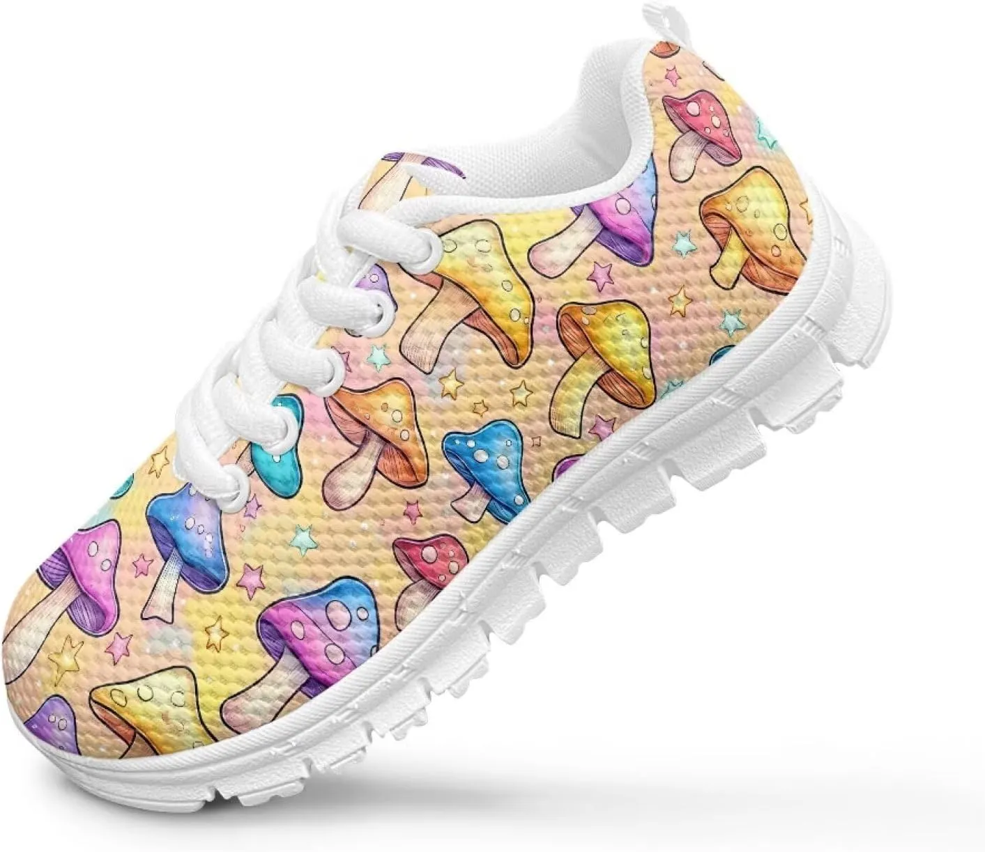 Girls Running Sports Shoes Breathable School Athletic Shoes for Little Girl