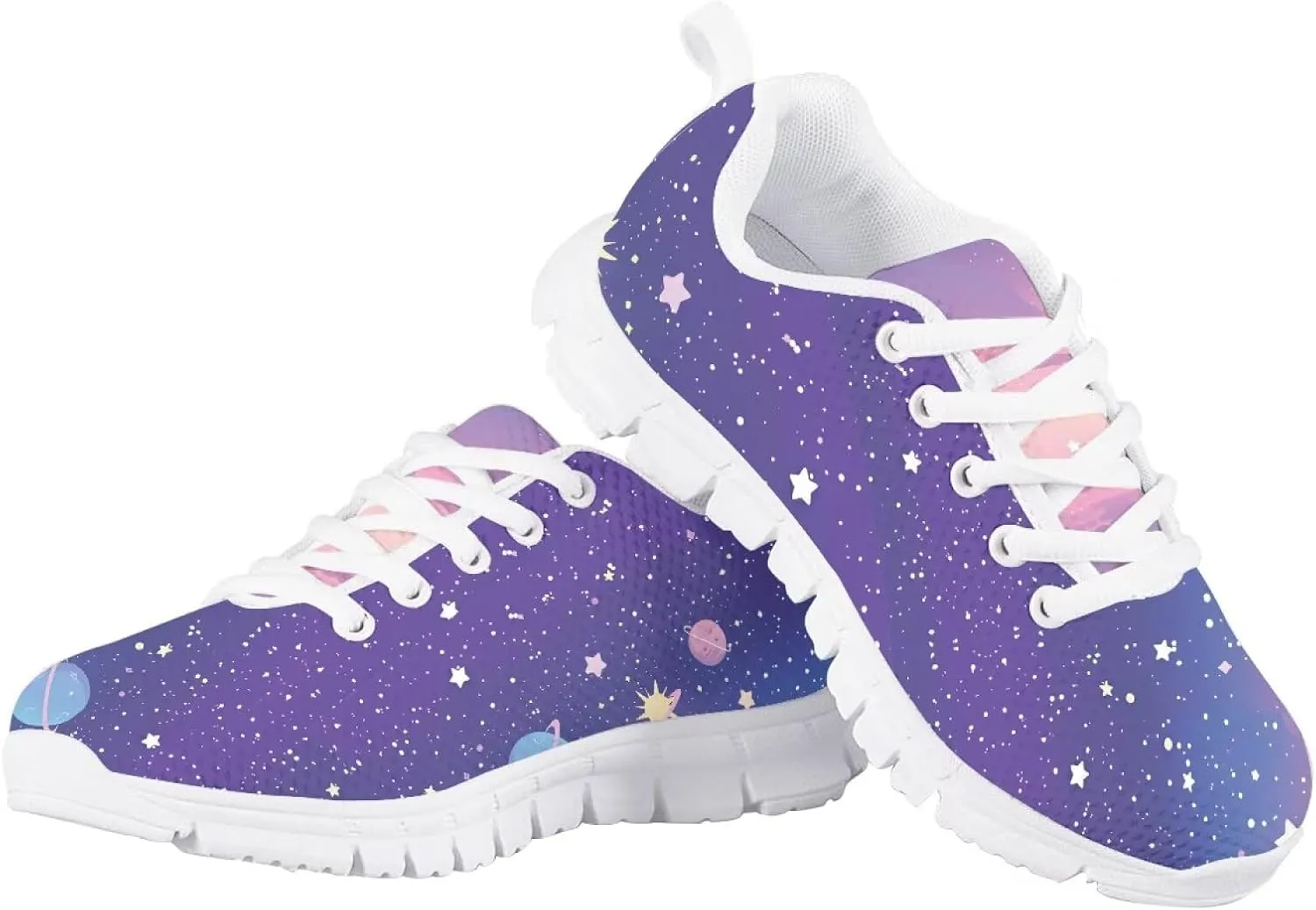 Girls Running Sports Shoes Breathable School Athletic Shoes for Little Girl