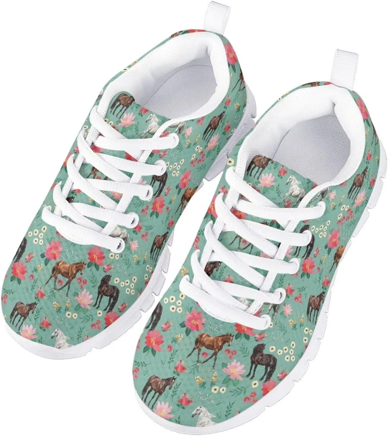 Girls Running Sports Shoes Breathable School Athletic Shoes for Little Girl