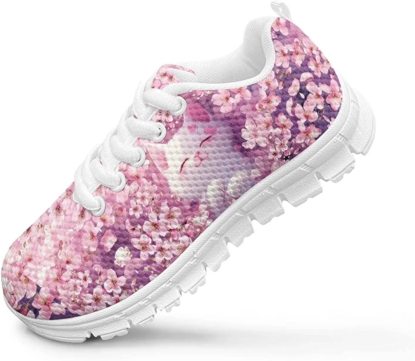 Girls Running Sports Shoes Breathable School Athletic Shoes for Little Girl