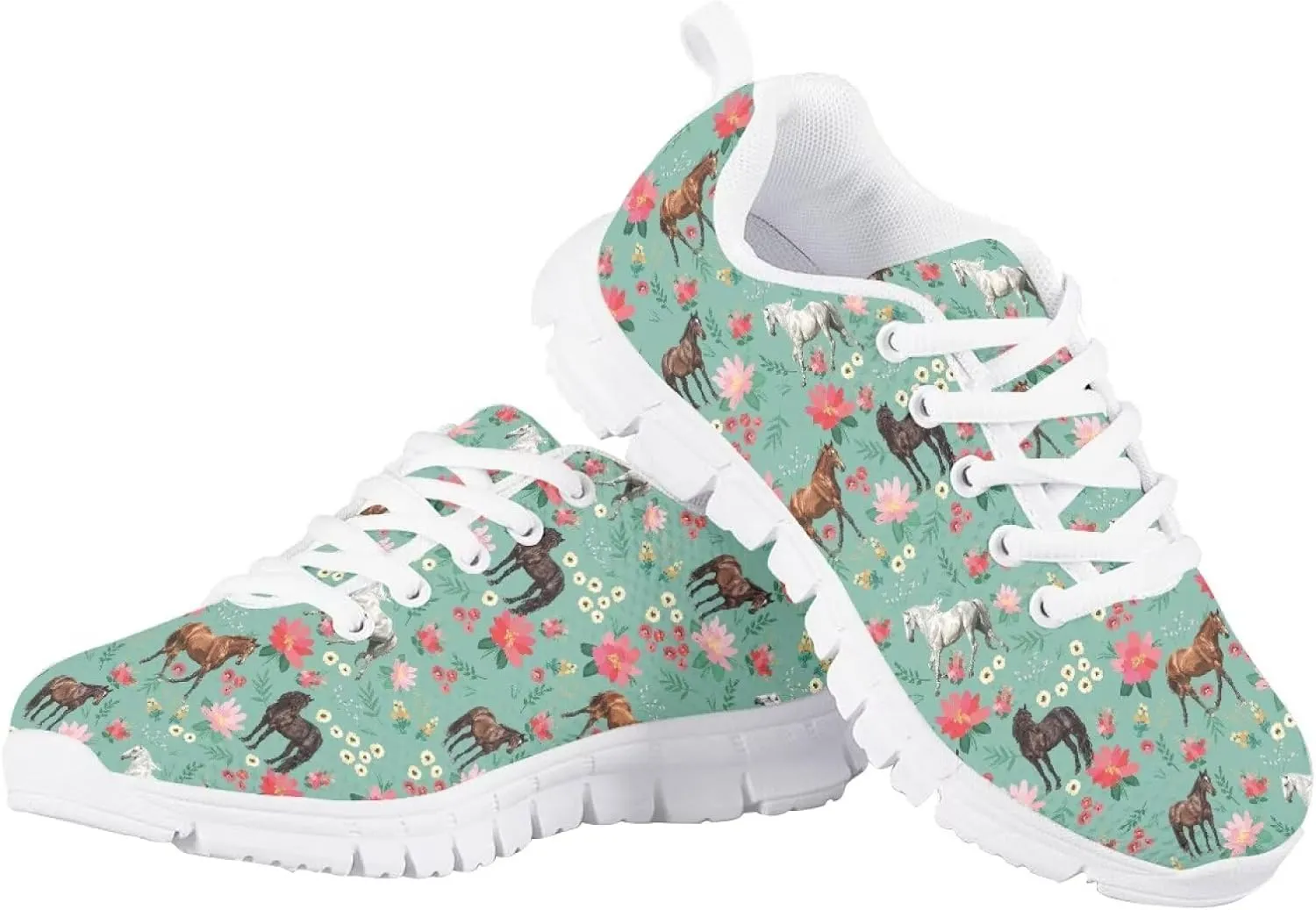 Girls Running Sports Shoes Breathable School Athletic Shoes for Little Girl