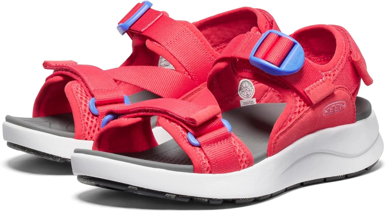 KEEN womens Elle Sport Backstrap Breathable Adjustable Comfortable Open Toe Athletic Wedge
