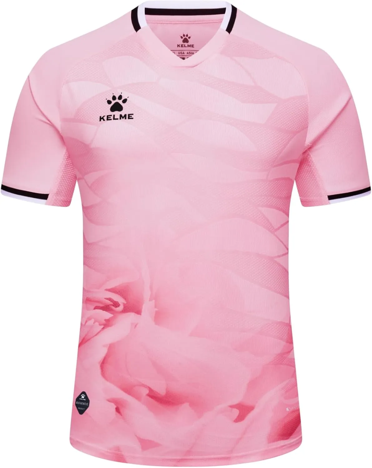 KELME Soccer Jersey for Girls Boys Breathable Quick-Dry Football T-Shirt Sport Training Uniform