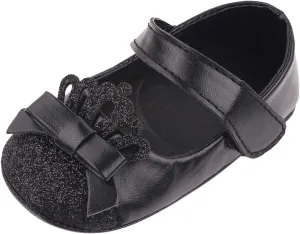 Kids Slip on Shoes Kids Shoe First Crown Soft Leather Girls Walking Toddler Princess Dress Shoes Size 5 Girls