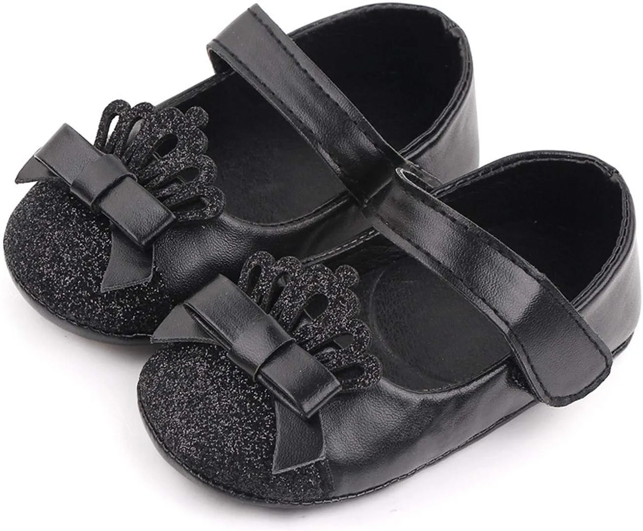 Kids Slip on Shoes Kids Shoe First Crown Soft Leather Girls Walking Toddler Princess Dress Shoes Size 5 Girls