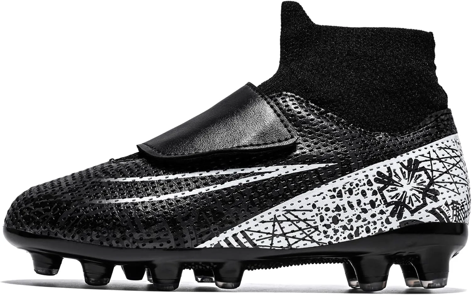 Kids Soccer Cleats Boys Girls Firm Ground Professional Athletic Outdoor Football Shoes