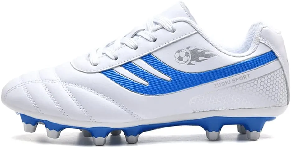 Kids Soccer Cleats Firm Ground Outdoor Soccer Shoes for Boys Girls