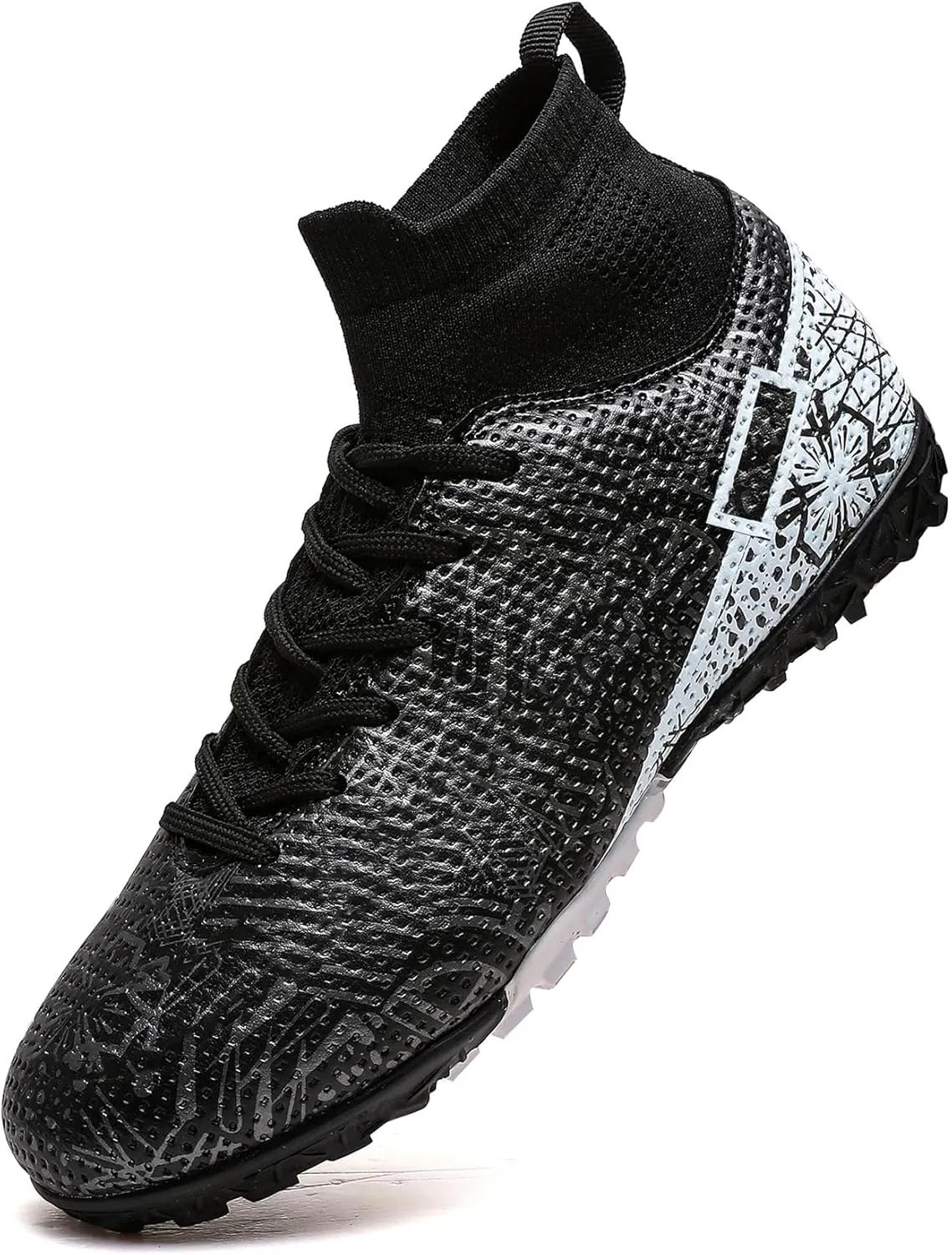 Kids Turf Soccer Shoes Boys Girls Youth Indoor Outdoor Soccer Cleats Football Shoes (Toddler/Little Kid/Big Kid)
