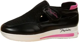 Lausiuoe Sneakers For Women Platform Slip On Canvas Shoes Low Top Fashion Comfortable Classic Casual Walking Flat Loafers