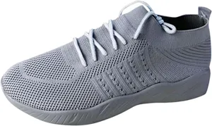 Lausiuoe Sneakers For Women Walking Shoes Comfortable Lightweight Breathable Slip On Sneakers for Women Work Workout Gym