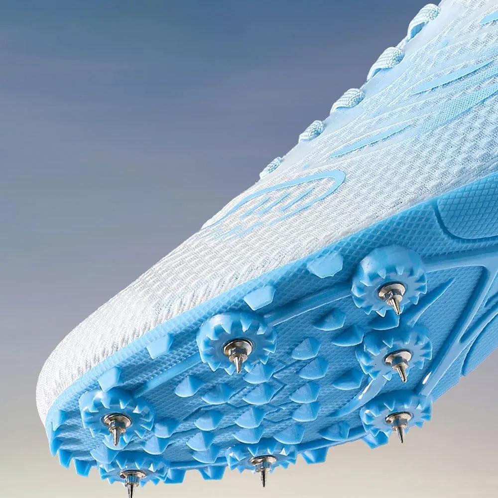 Lightweight Athletic Spikes Shoes Running Trainers 7 Nails Track Race Jumping Sneakers Professional Breathable non-slip for Men women teens, Track & Field, high jump, standing long jump,35-45 EU