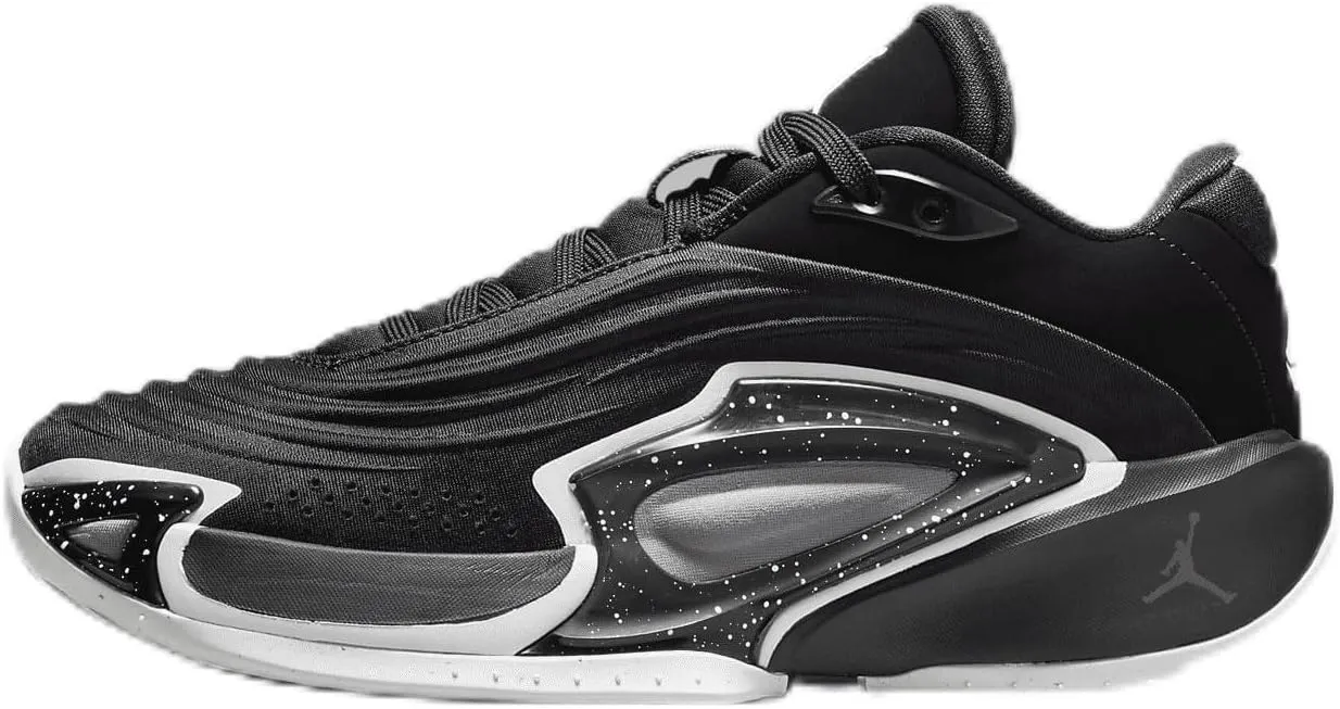 Luka 3 Big Kids' Basketball Shoes (FQ8185-001, Black/Smoke Grey/Smoke Grey/White) Size 6.5