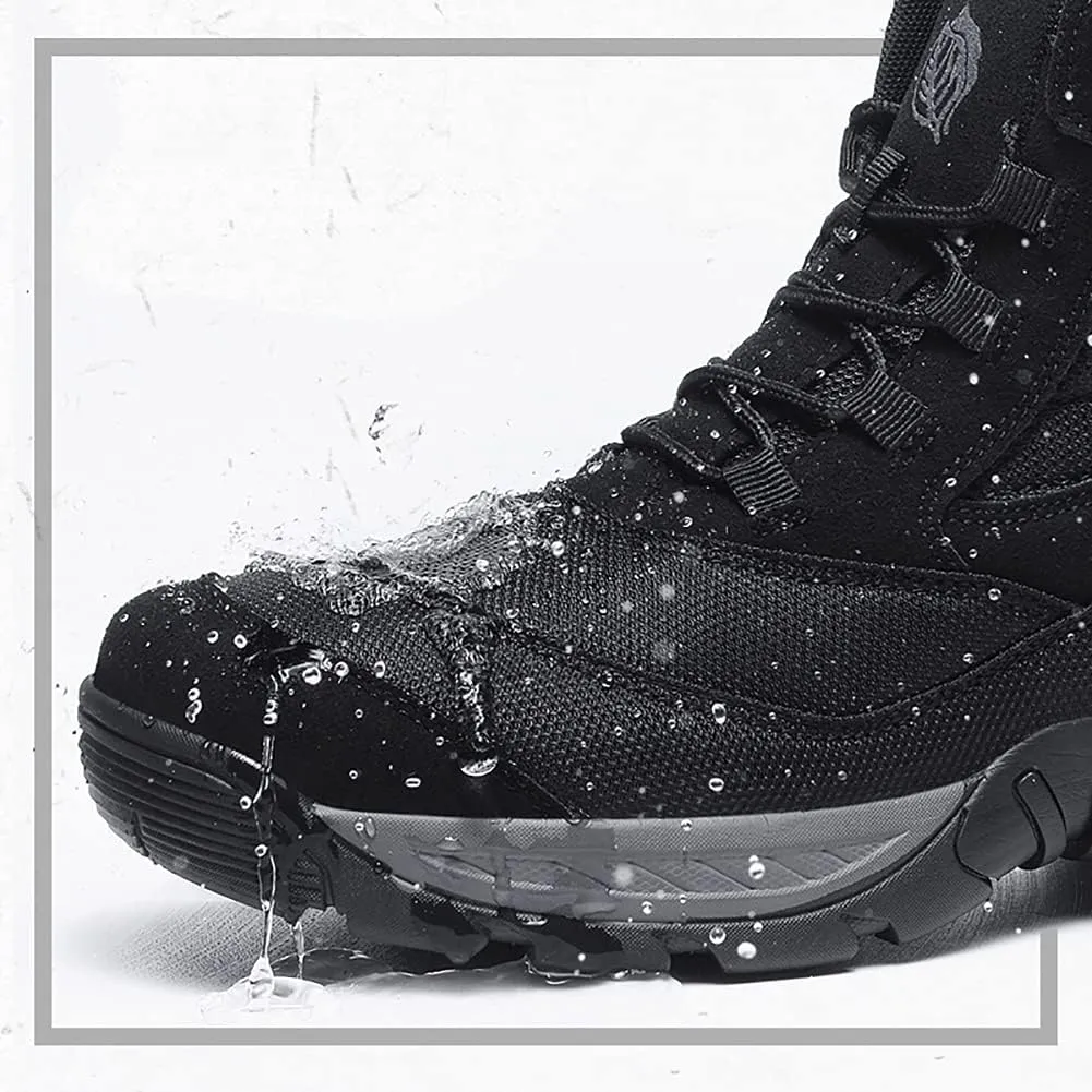 Men's Combat Boots Hiking Boots Outdoor Sports Lightweight High-Top Breathable Land Tactical Boots