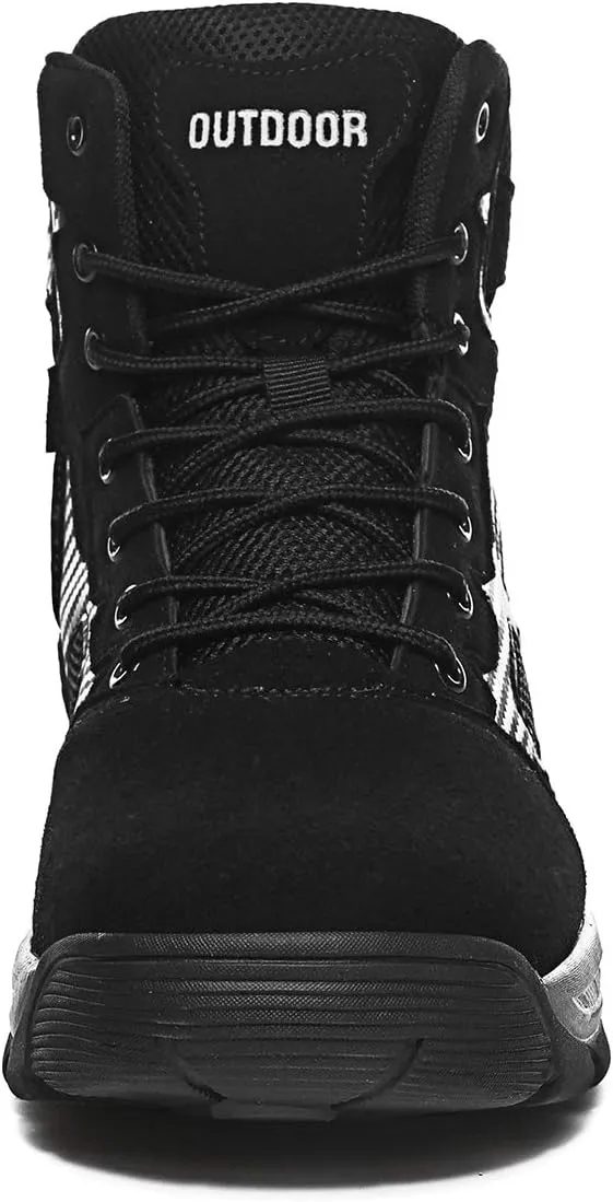 Men's Combat Boots Hiking Boots Outdoor Sports Lightweight High-Top Breathable Land Tactical Boots