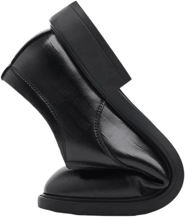 Men's Dress Shoes Comfortable Breathable Leather Upper Men's Lace-ups Rubber Soft Sole Shoes Stable Elegant Shoes for Men(7)