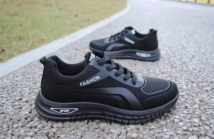 Men's Fashion Sneakers Breathable Mesh Running Shoes Non Slip Soft Sole Casual Athletic Walking Shoes