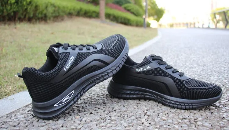 Men's Fashion Sneakers Breathable Mesh Running Shoes Non Slip Soft Sole Casual Athletic Walking Shoes