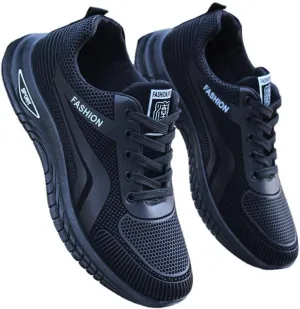 Men's Fashion Sneakers Breathable Mesh Running Shoes Non Slip Soft Sole Casual Athletic Walking Shoes