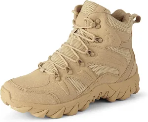 Men's Lightweight Military Tactical Boots Outdoor Desert Hiking Work Boots