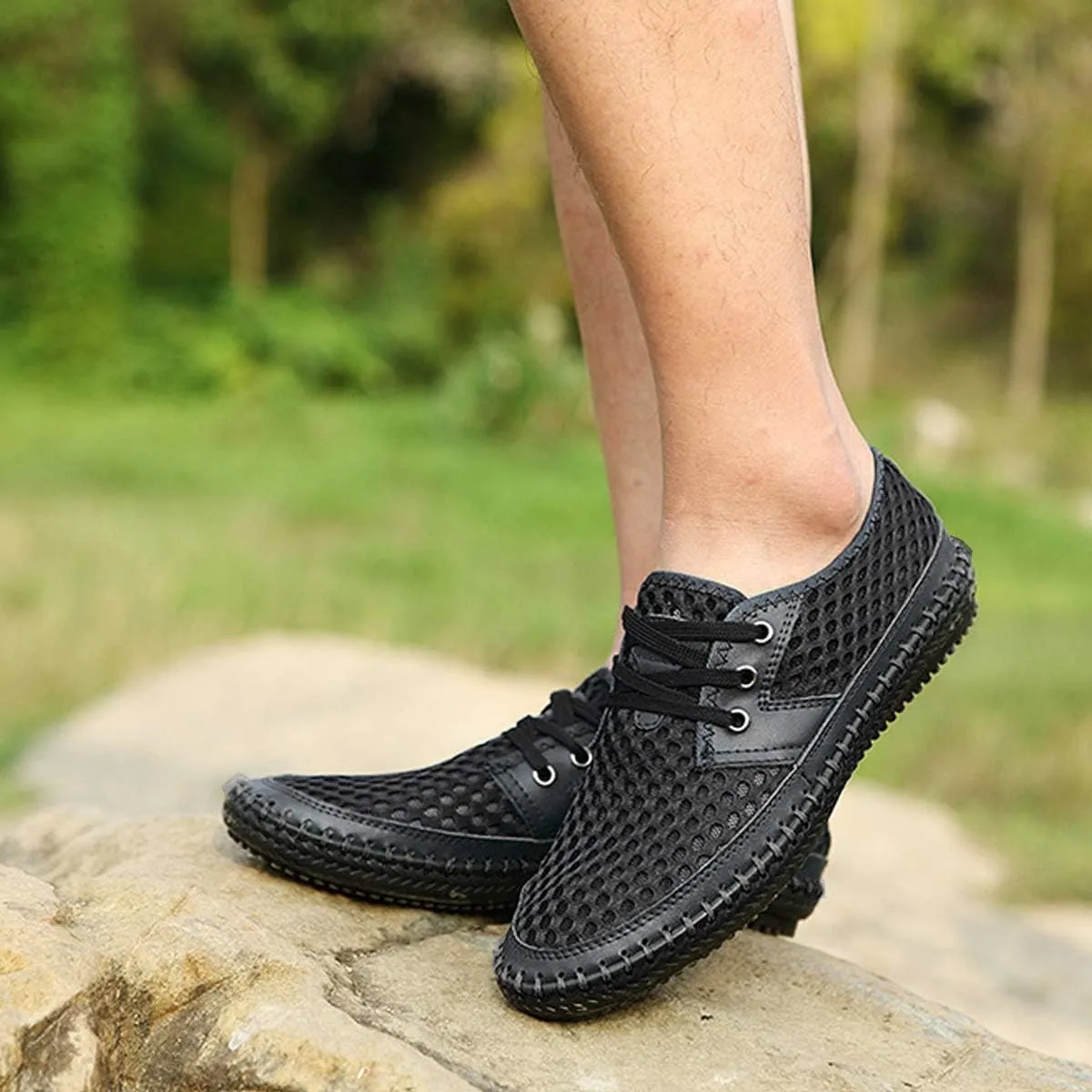 Men's Poseidon Slip-On Loafers Water Shoes Casual Walking Shoes
