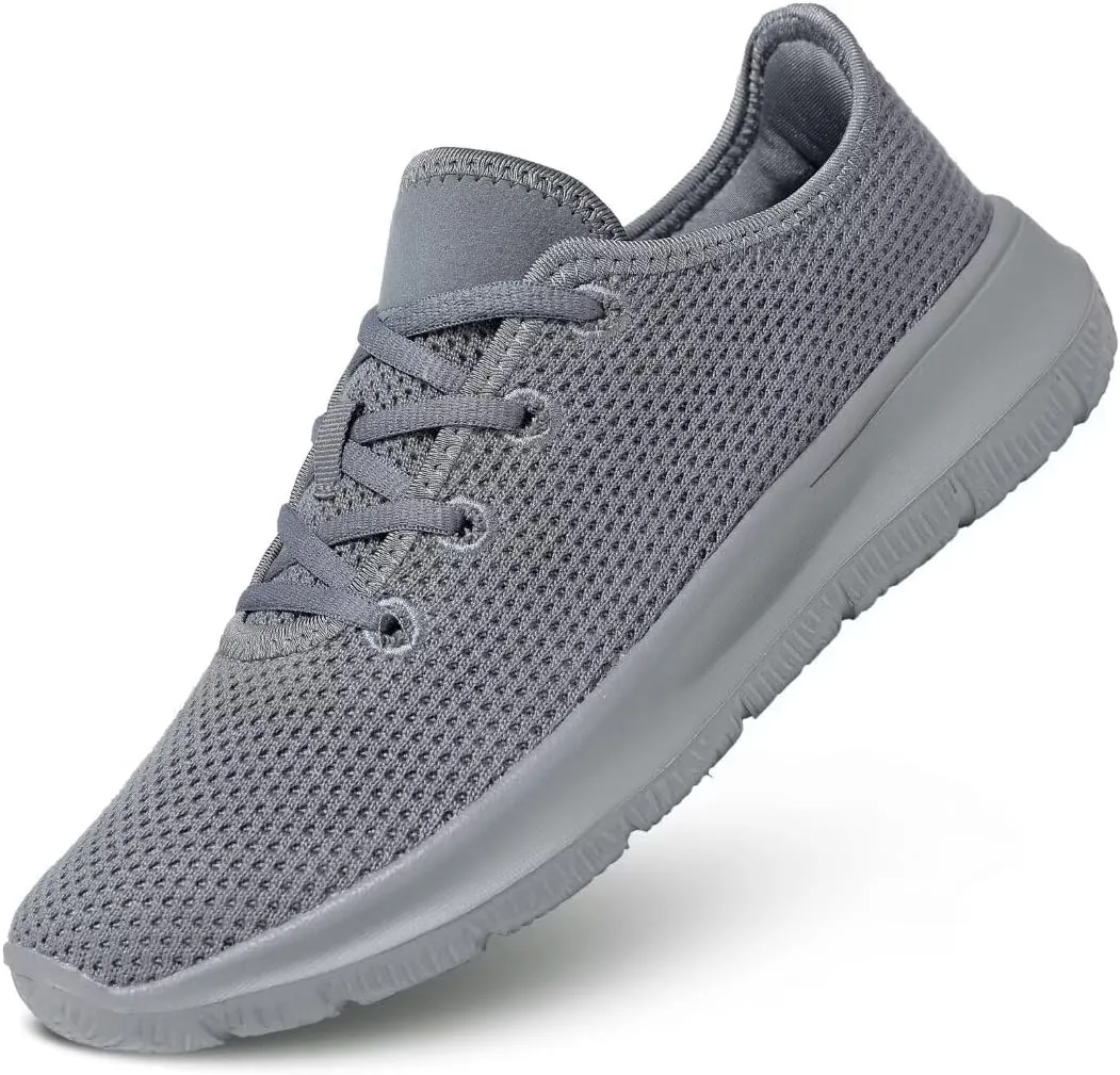 Mens Running Shoes Comfortable Walking Sneakers Mesh Lightweight Breathable Tennis Trainers Casual Soft Sole Work Gym